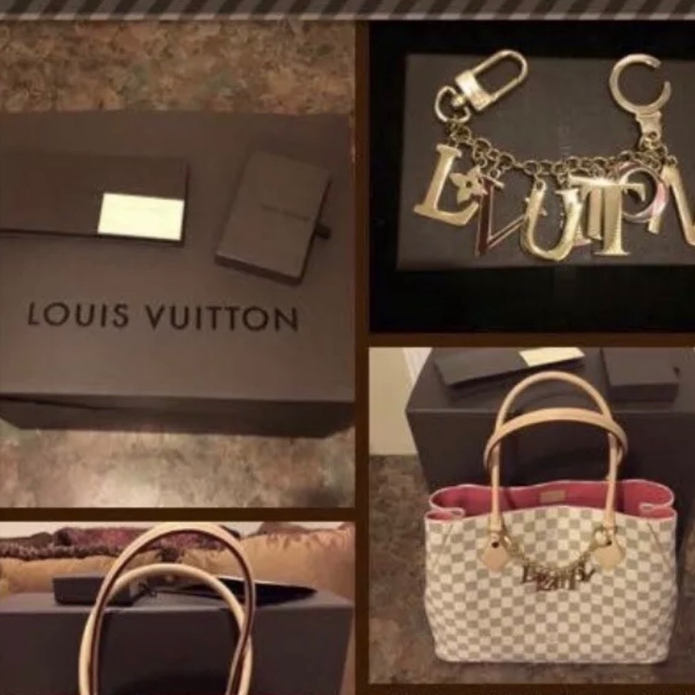 Louis Vuitton Calvi Damier Azur Bag